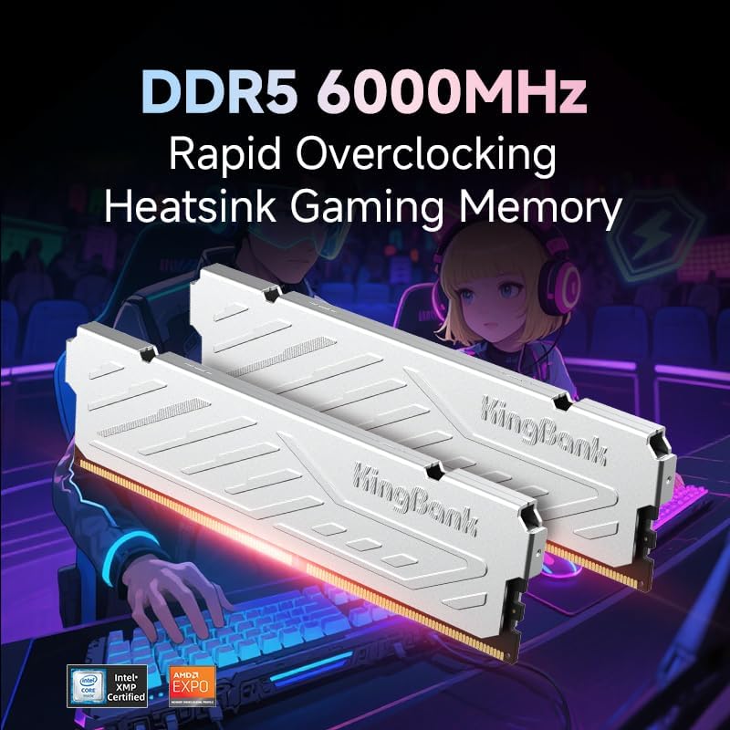 KingBank KJXS DDR5 RAM 8GB/16G - Ddr5 16Gb 6000Mhz ulasan dan harga
