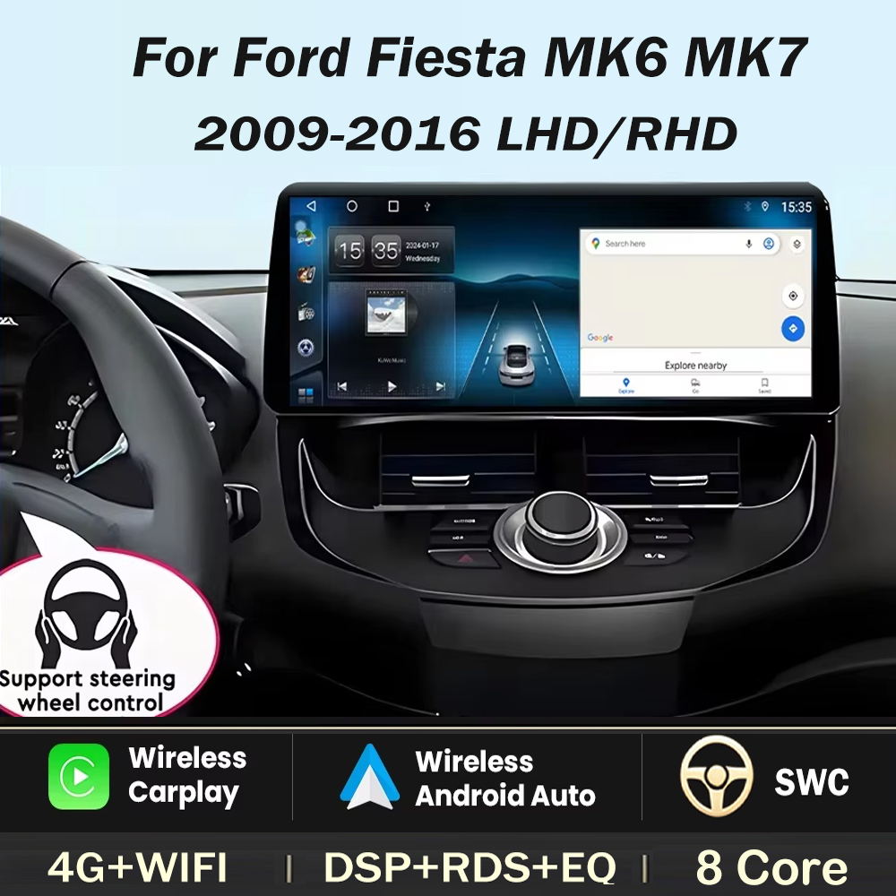 12.3 inch For Ford Fiesta MK6  - Ddr5 8Gb ulasan dan harga