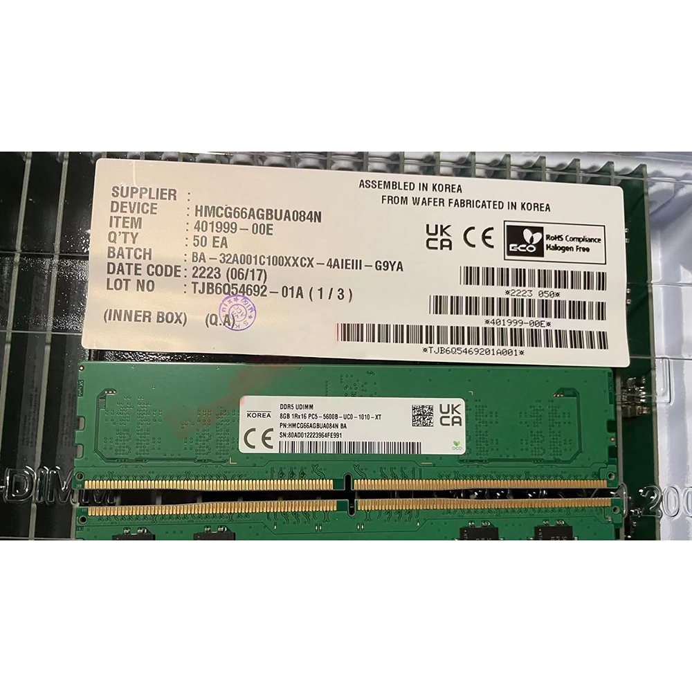 1 pcs HMCG66AGBUA084N  RAM 8GB - Ddr5 8Gb ulasan dan harga