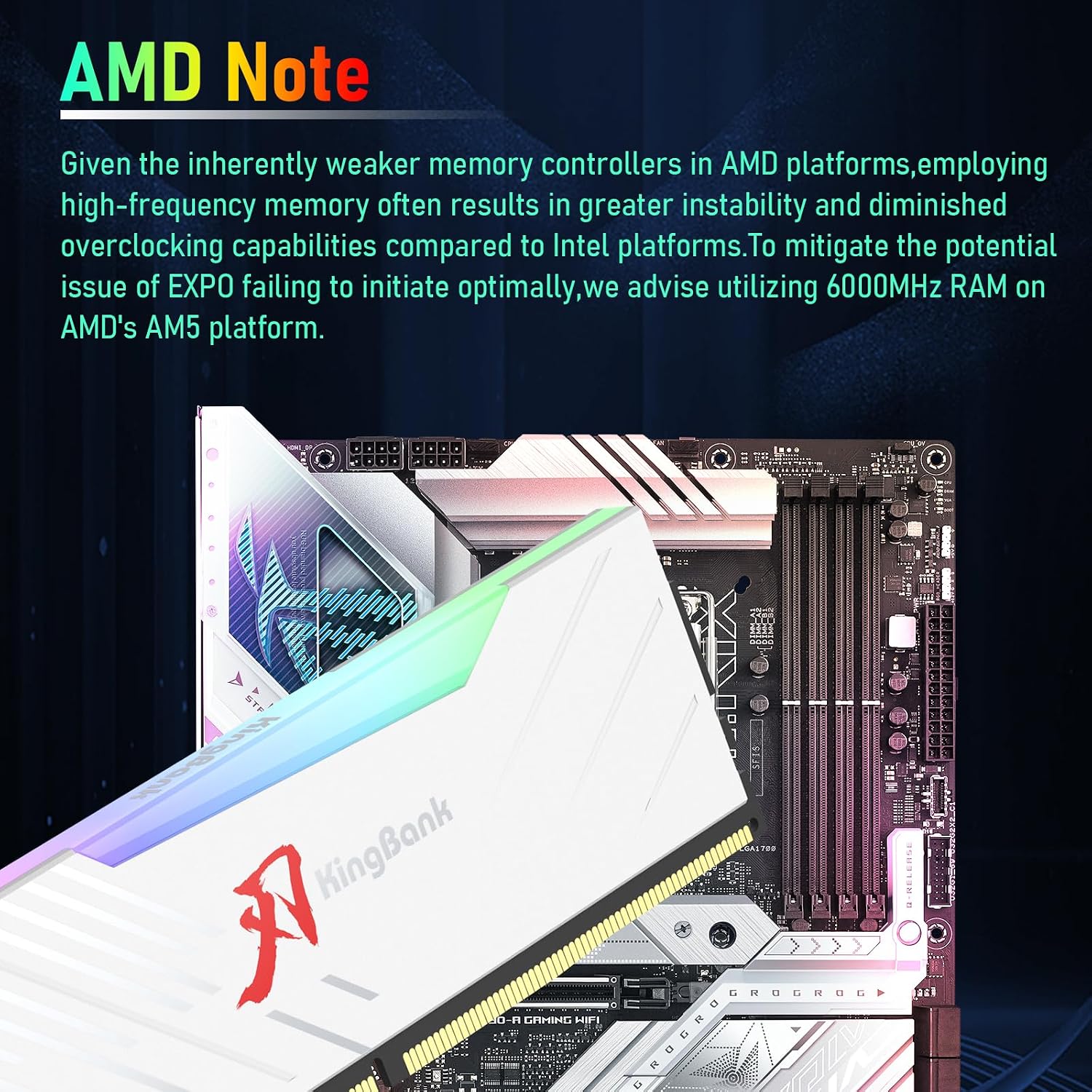 KINGBANK KRRW DDR5 RGB RAM 16G - Ddr5 16Gb 6000Mhz ulasan dan harga