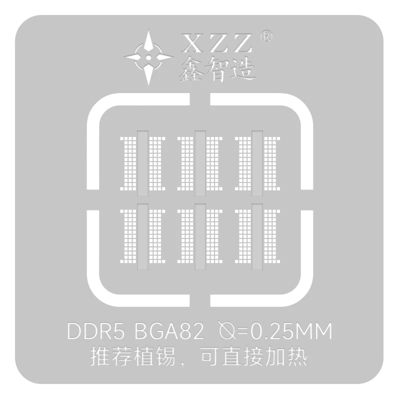 XZZ solder paste/ball stencil  - Ddr5 Kit ulasan dan harga