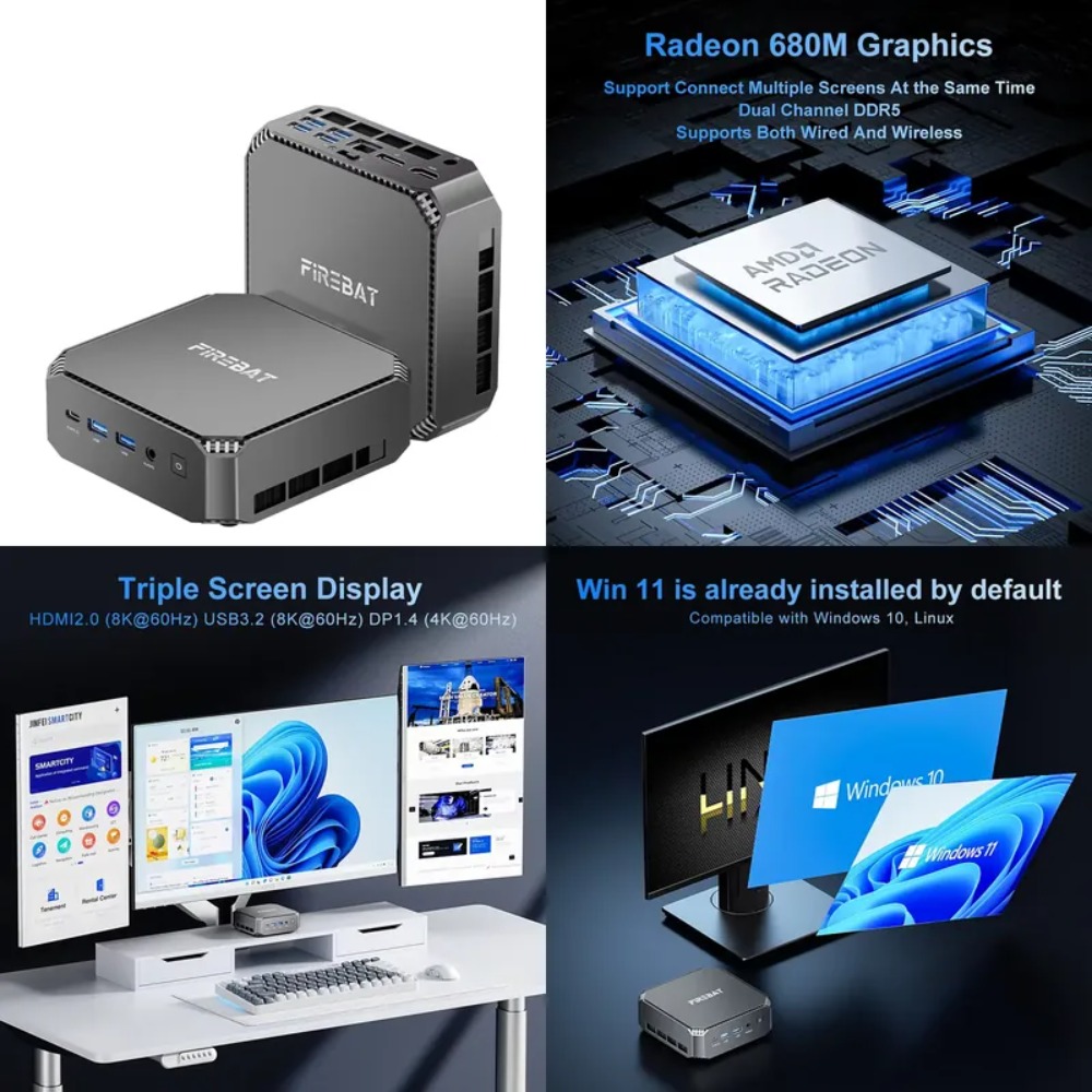 A6 Mini Computer Ryzen 7 7735H - Ddr5 Memory ulasan dan harga