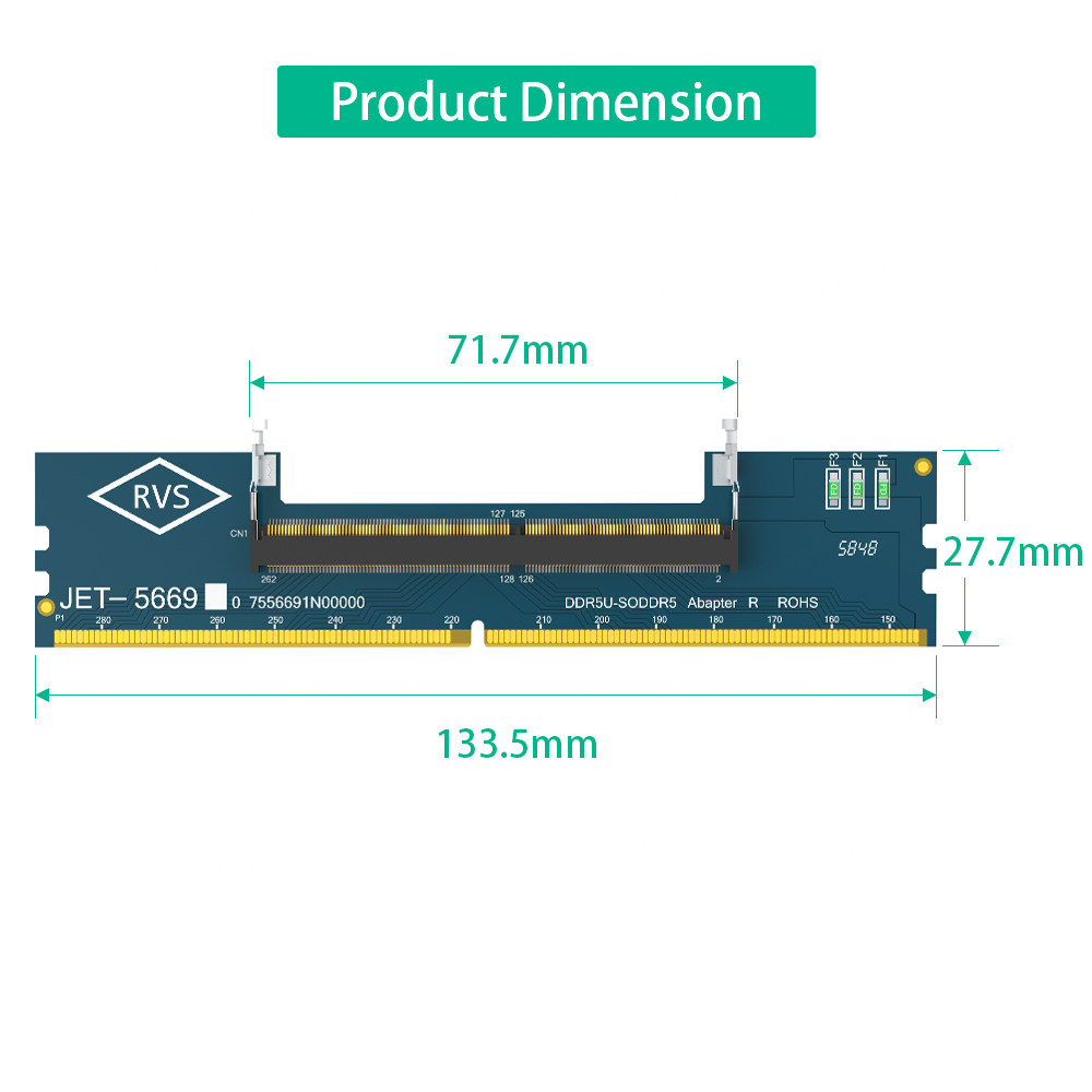 2PCS Laptop DDR5 RAM to SO DDR - Ddr5 Laptop Ram ulasan dan harga